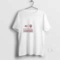 Original Indiana Football 2025 Big Ten Champions Score 2 Sided T-Shirts, Hoodie, Sweatshirt | AU01DripNestTees.com