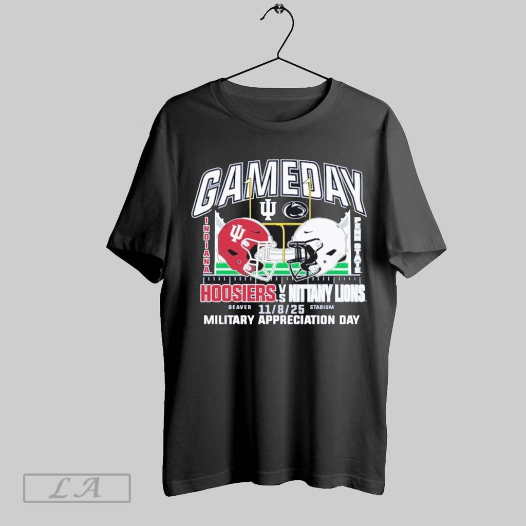 Original Indiana Vs Penn State 2025 Gameday Military Appreciation Day
