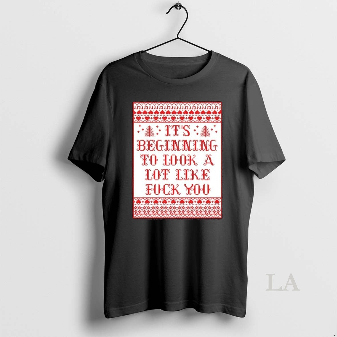 Original Its Beginning To Look A Lot Like Fck You Ugly Christmas T-Shirts, Hoodie, Sweatshirt | AU01DripNestTees.com
