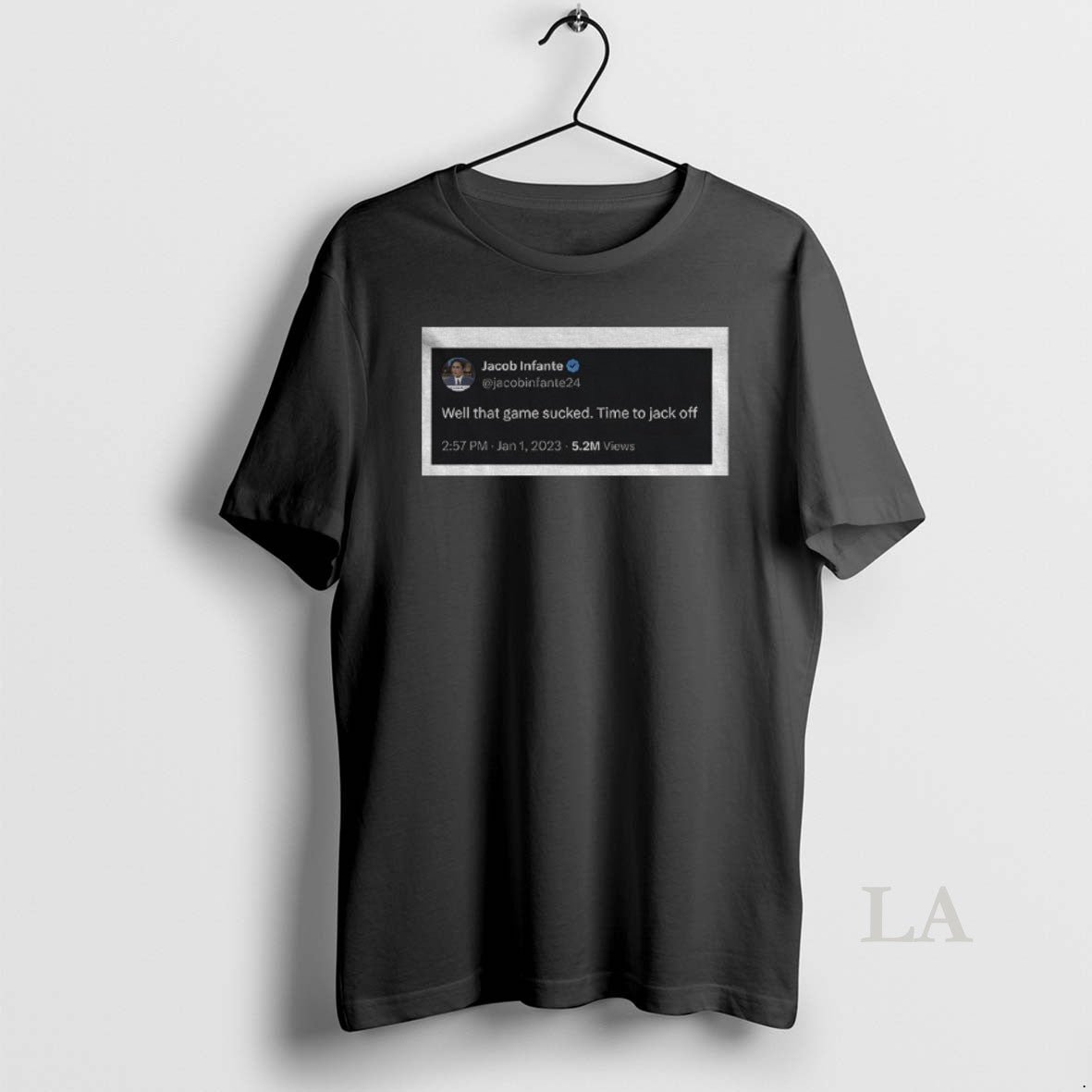 Original Jacob Infante Well That Game Sucked Time To Jack Off T-Shirts, Hoodie, Sweatshirt | AU01DripNestTees.com