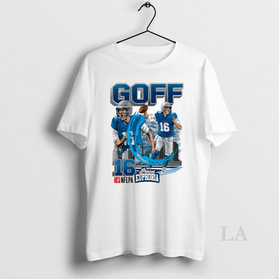 Original Jared Goff 16 Detroit Lions Football Comic Circle T-Shirts, Hoodie, Sweatshirt | AU01DripNestTees.com