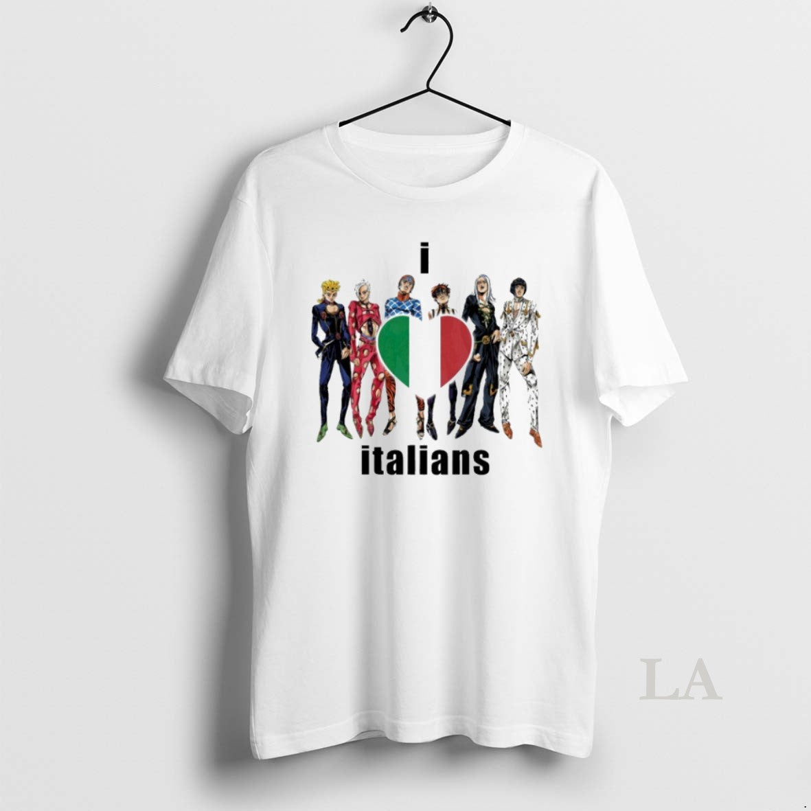 Original Jojos Bizarre Adventure I Love Italians T-Shirts, Hoodie, Sweatshirt | AU01DripNestTees.com