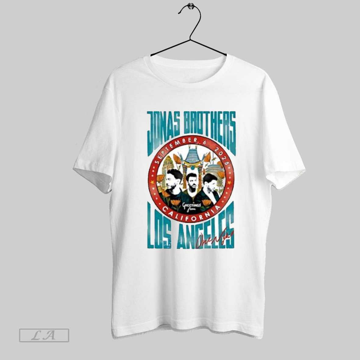 Original Jonas Brothers September 6 2025 Greetings From Los Angeles Concert Tour