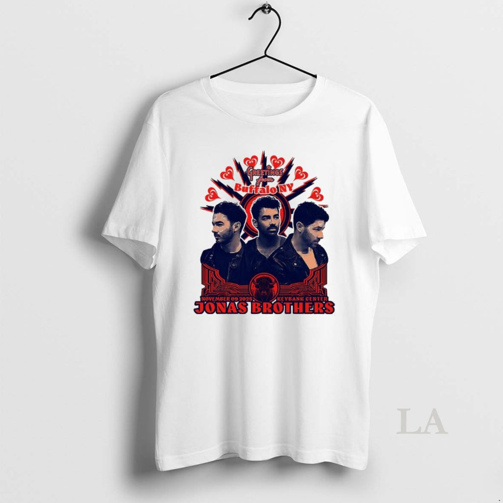 Original Jonas Greetings From Your Hometown Buffalo Ny Keybank Center 2025 T-Shirts, Hoodie, Sweatshirt