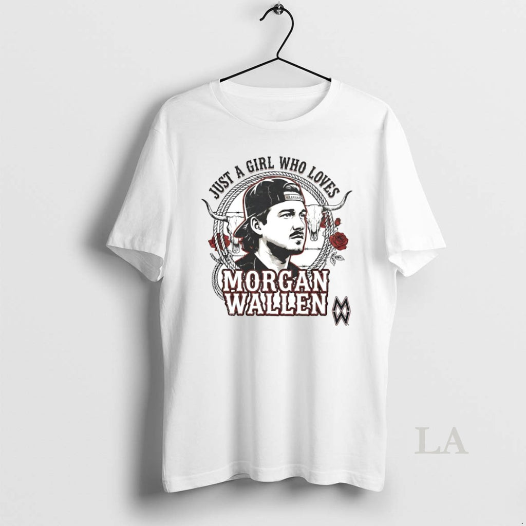Original Just A Girl Who Loves Morgan Wallen Circle T-Shirts, Hoodie, Sweatshirt | AU01DripNestTees.com