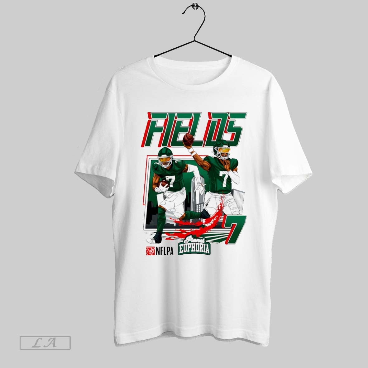 Original Justin Fields 7 New York Jets Football Comic
