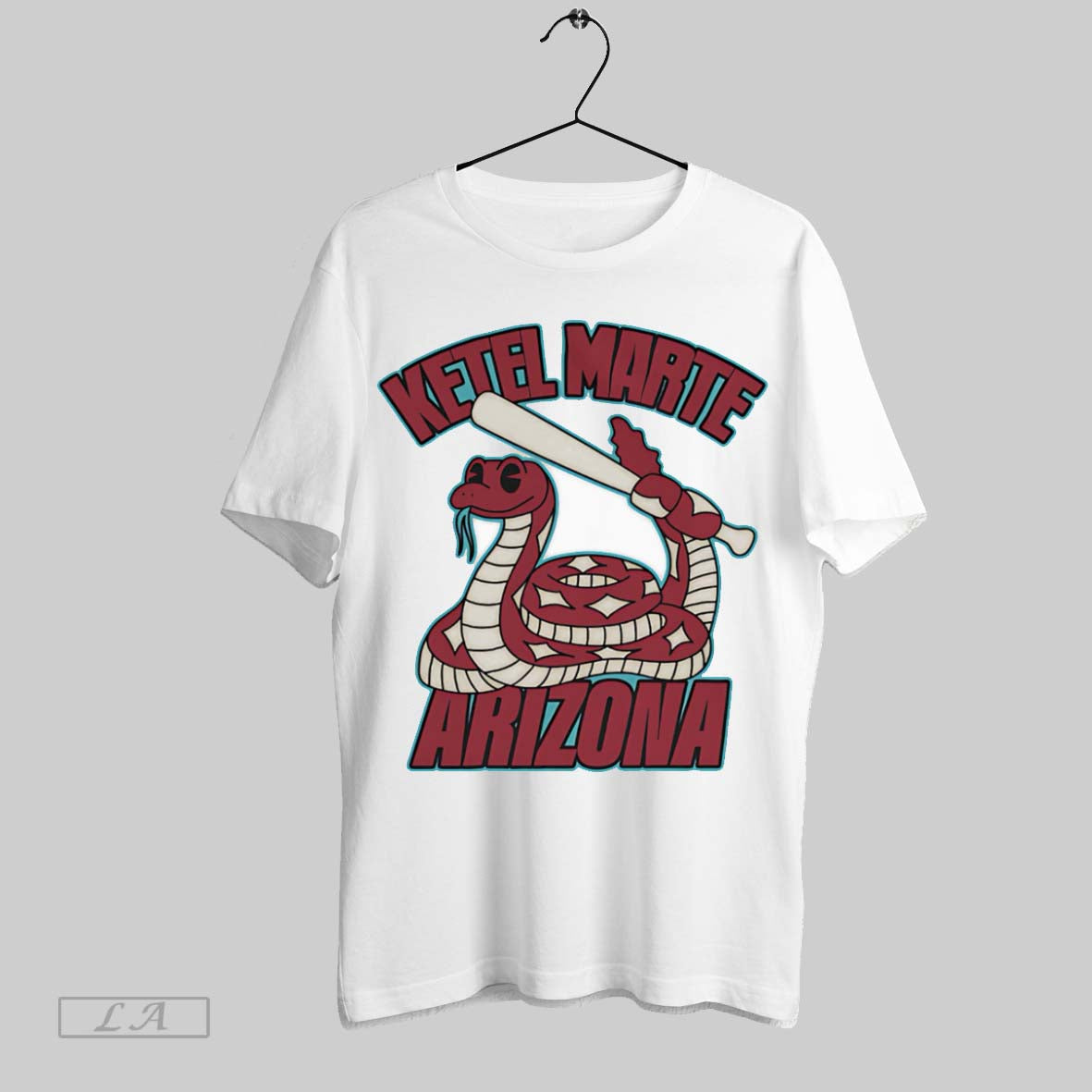 Original Ketel Marte Arizona Summer Cartoon