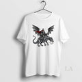 Original Knight Riding Dragon Art T-Shirts, Hoodie, Sweatshirt | AU01DripNestTees.com