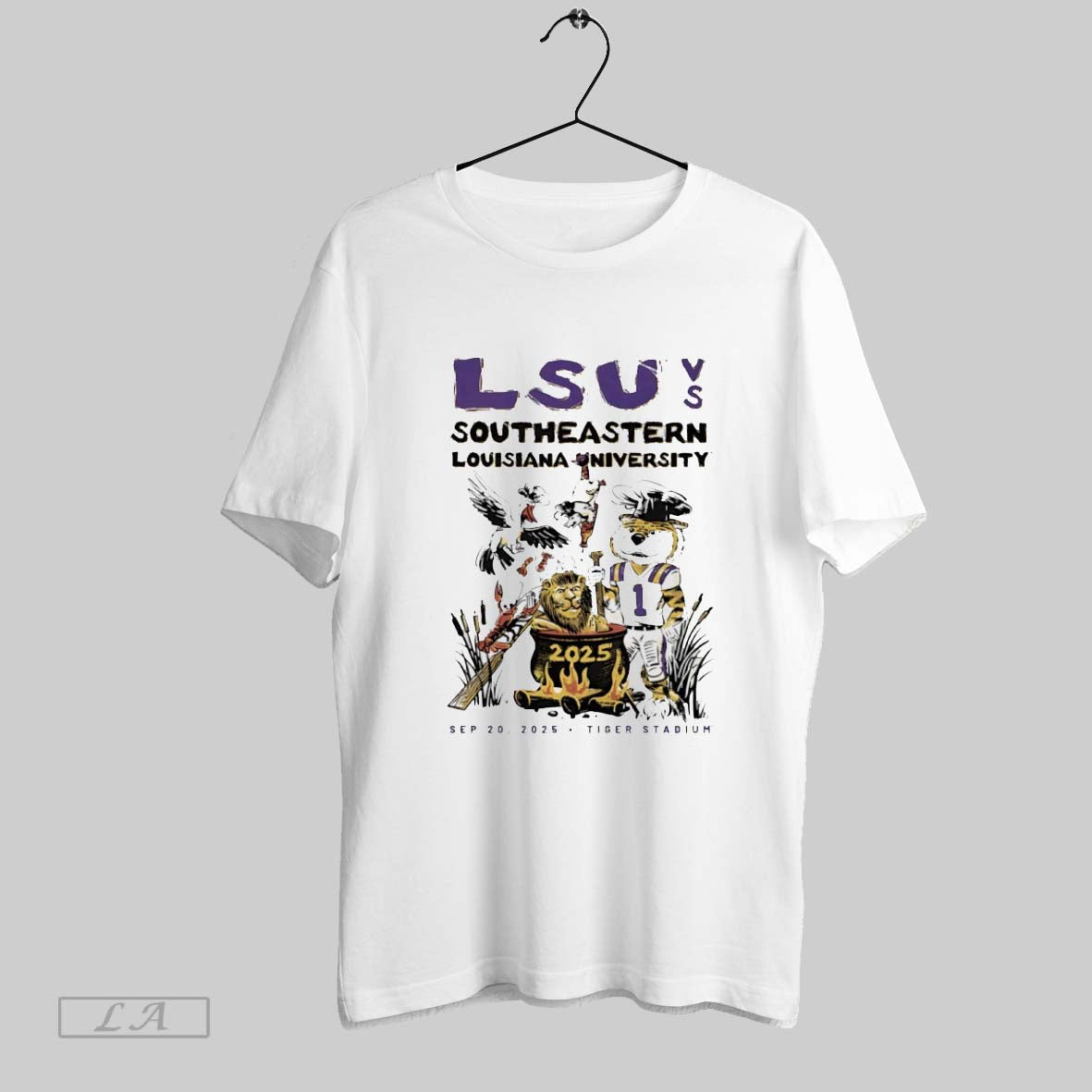 Original Lsu Vs Southeastern 2025 Game Day Mascot