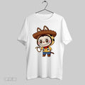 Original Labubu Woody The Cowboy Holding A Rope