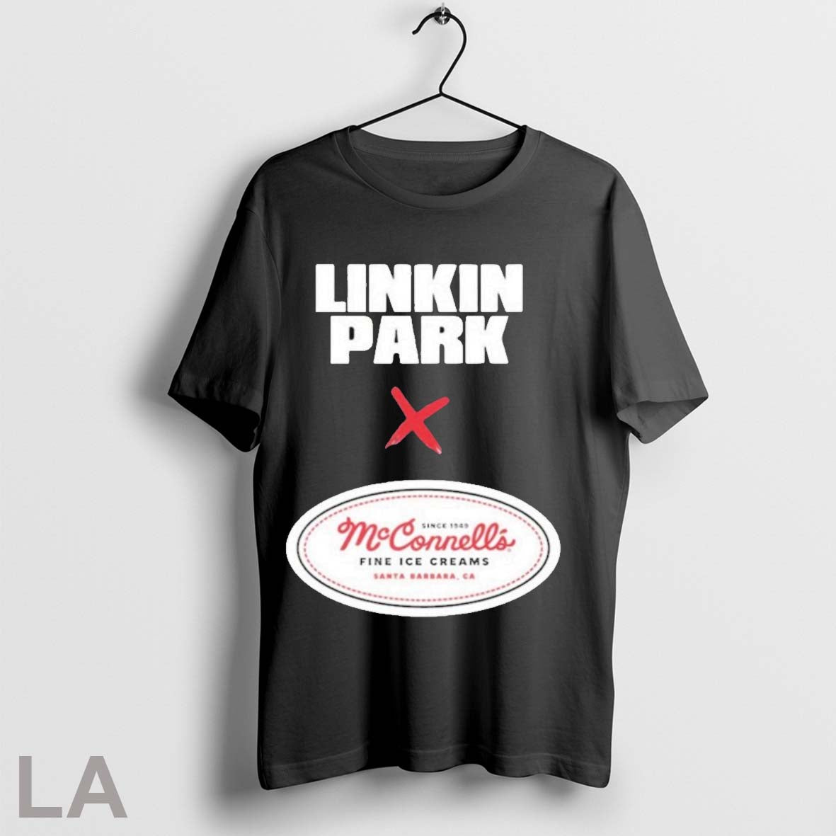 Original Linkin Park X Mcconnells Logo Fine Ice Creams September 5th 2025 At Santa Barbara