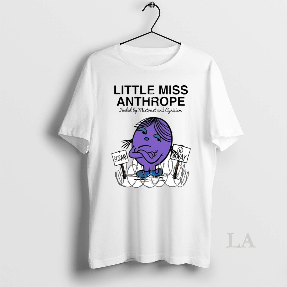 Original Little Miss Anthrope Fueled By Mistrust And Cynicism Circle T-Shirts, Hoodie, Sweatshirt | AU01DripNestTees.com