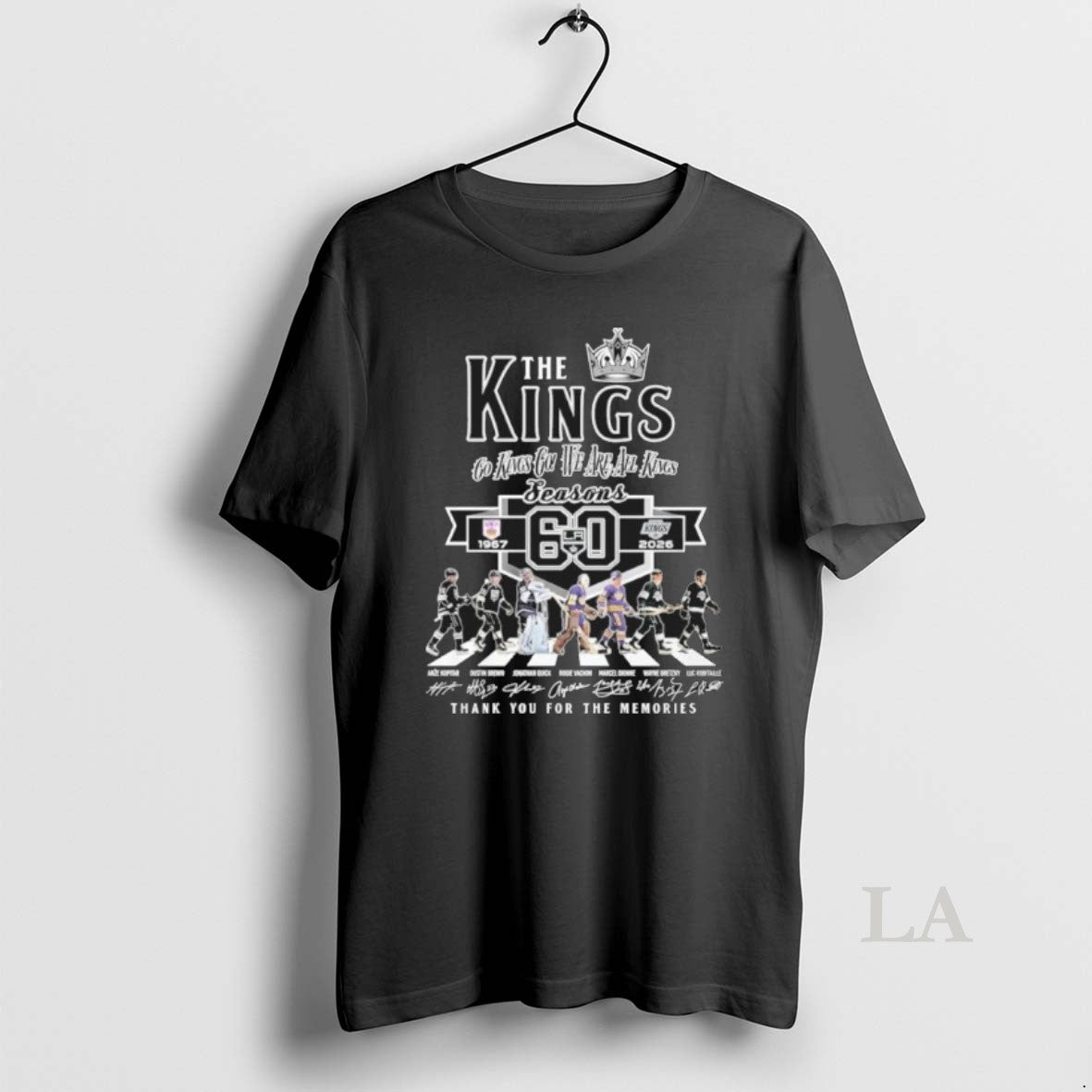 Original Los Angeles Kings Abbey Road 60 Seasons Go Kings T-Shirts, Hoodie, Sweatshirt | AU01DripNestTees.com
