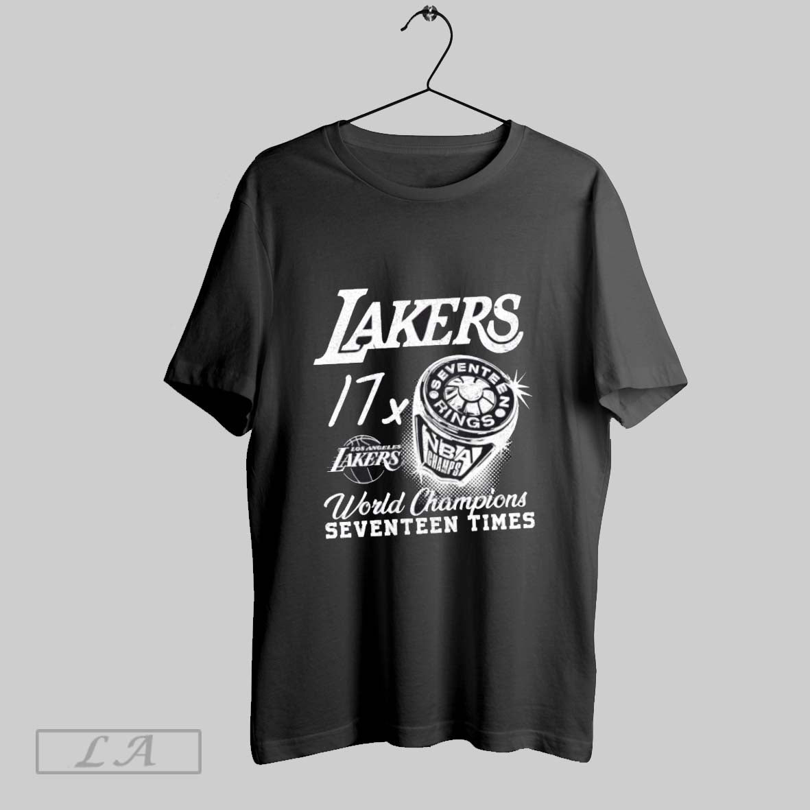 Original Los Angeles Lakers 17x World Champions Seventeen Times