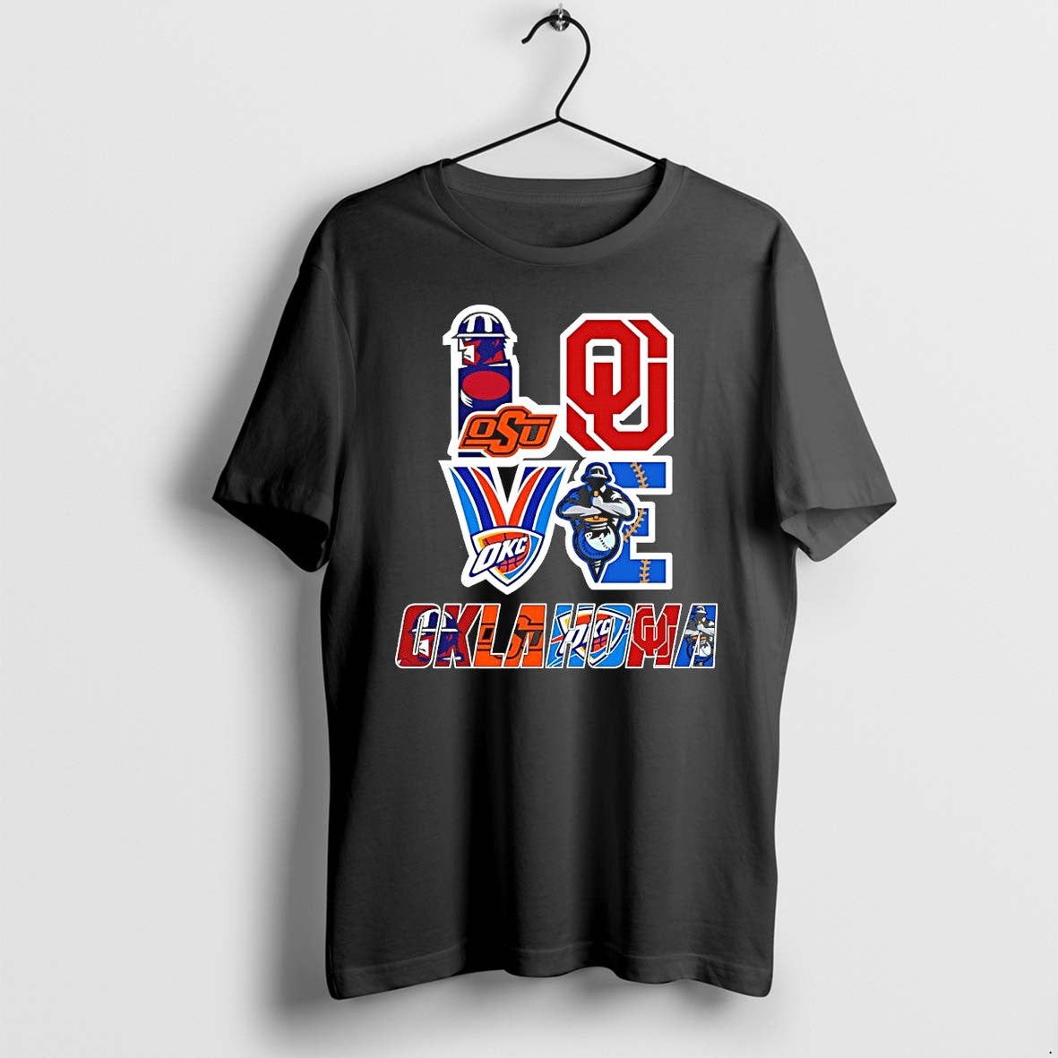 Original Love Oklahoma Sports Teams Ou Osu Okc Thunder Logos Tshirts Jpg