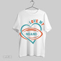 Original Love My Miami Dolphins Heart
