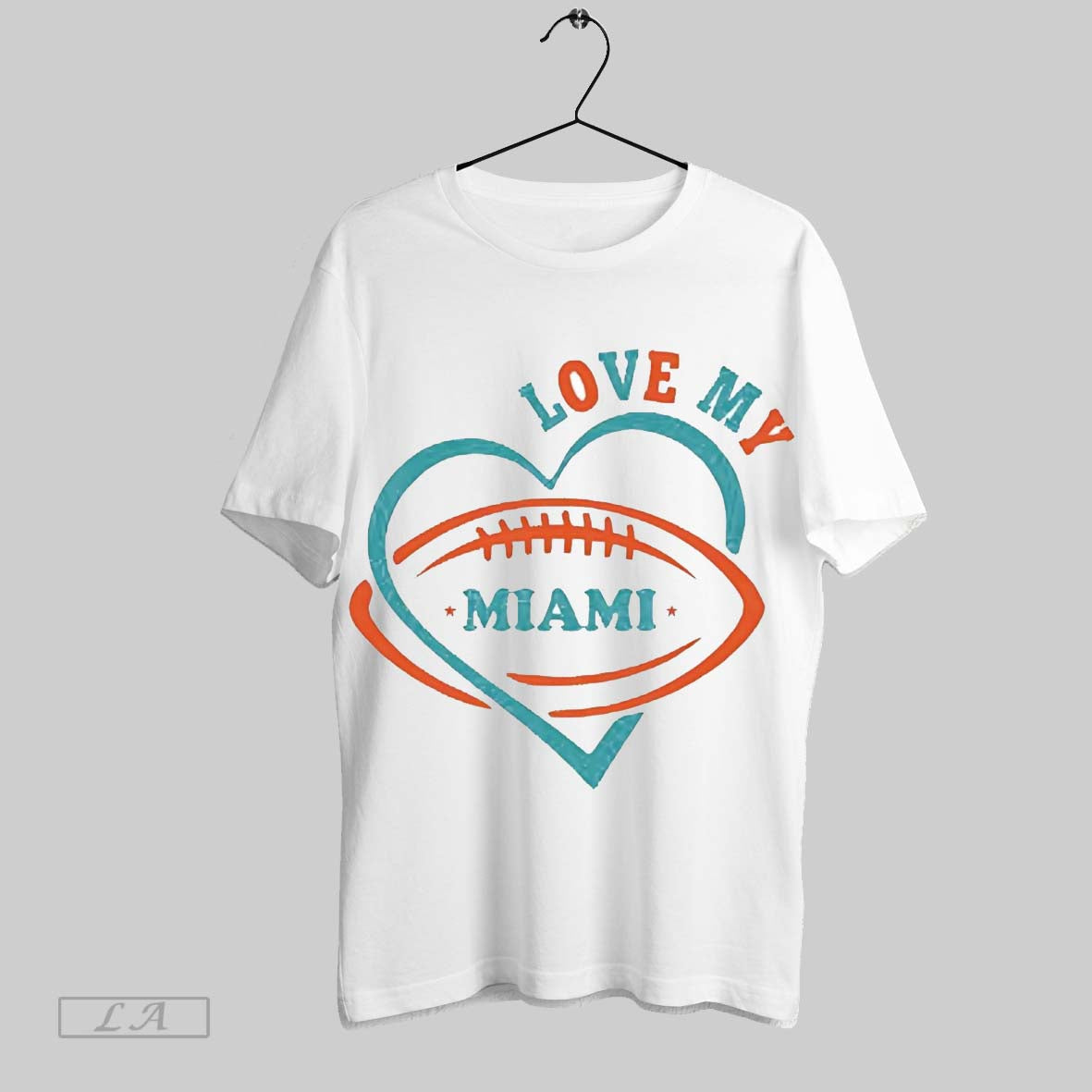 Original Love My Miami Dolphins Heart