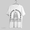 Original Madison Wisconsin State Capitol Established 1836 On The Isthmus