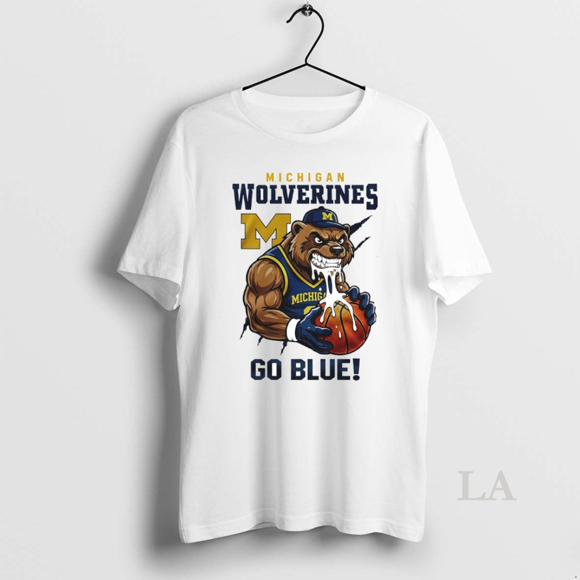 Original Michigan Wolverines Basketball Go Blue Mascot Circle T-Shirts, Hoodie, Sweatshirt | AU01DripNestTees.com