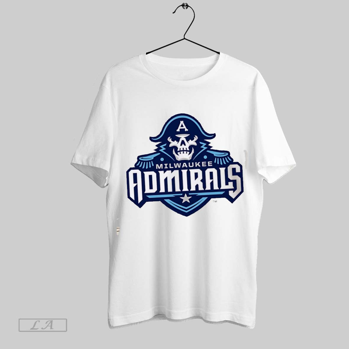 Original Milwaukee Admirals 2025 26 Logo White