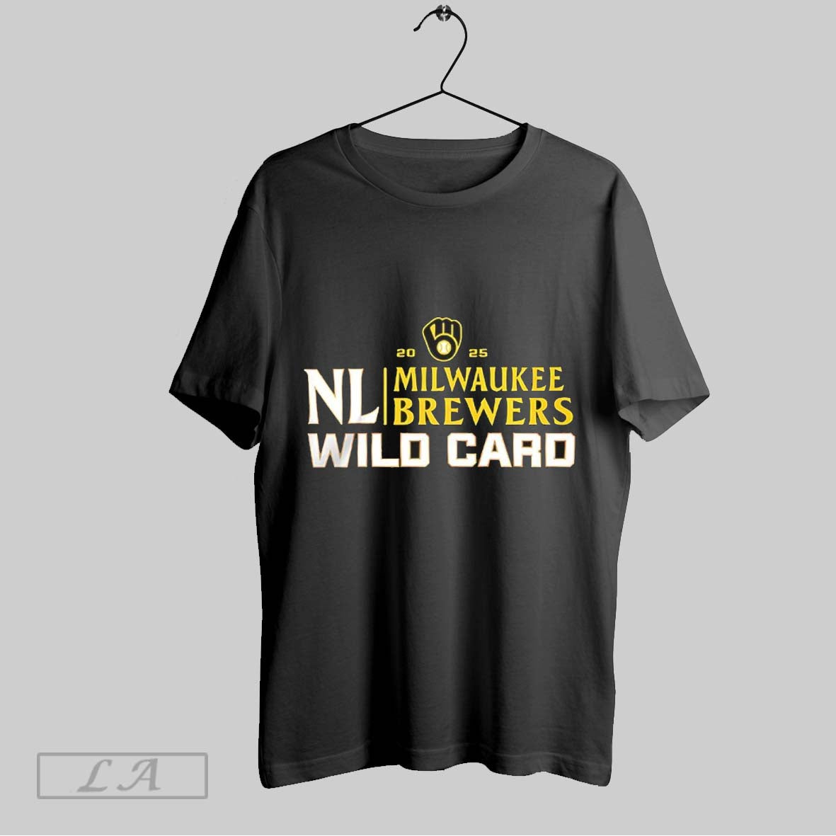 Original Milwaukee Brewers 2025 Nl Wild Card Baseball Logo V Neck