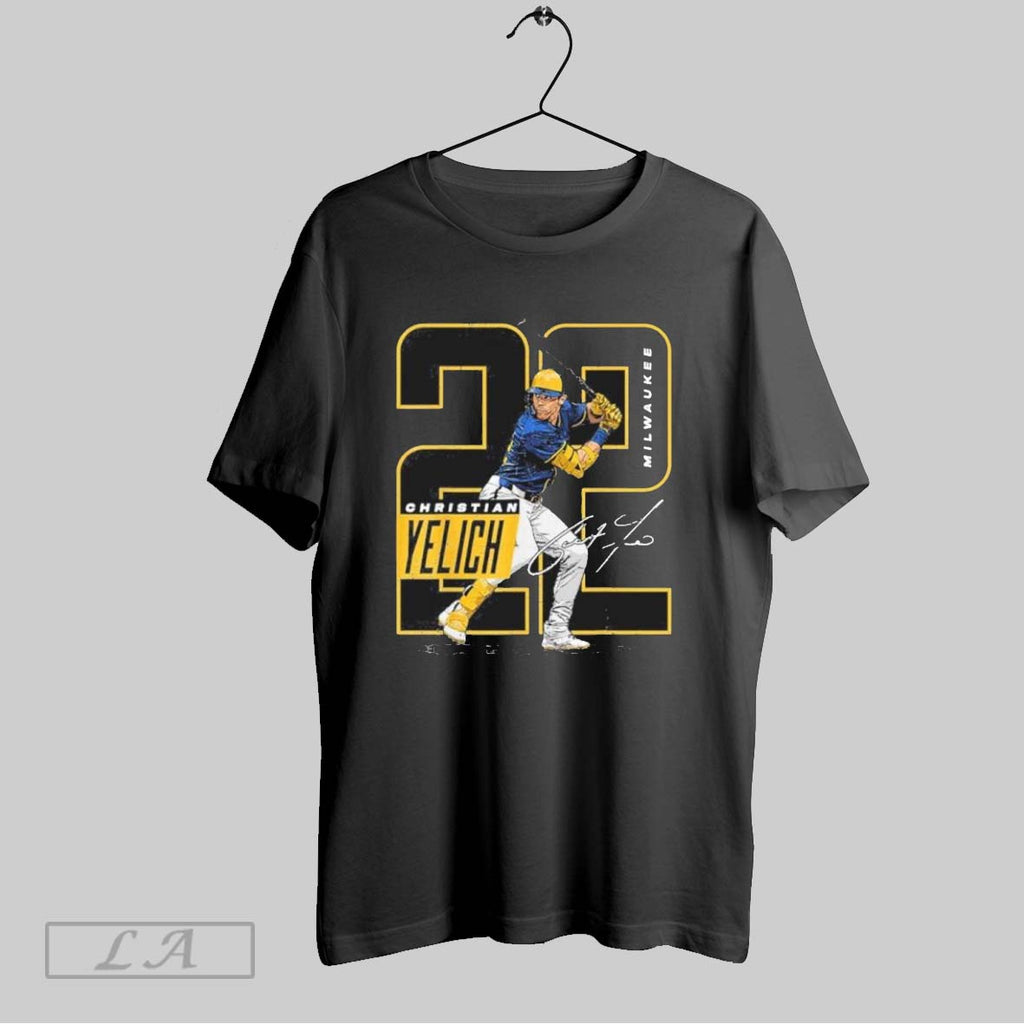 Original Milwaukee Brewers Christian Yelich Postseason