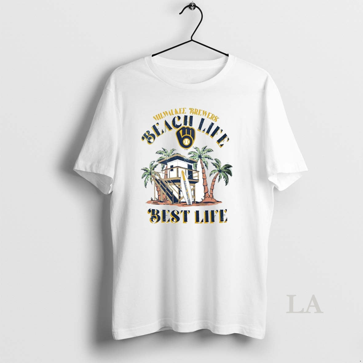 Original Milwaukee Brewers Beach Life Is The Best Life T-Shirts, Hoodie, Sweatshirt | AU01DripNestTees.com