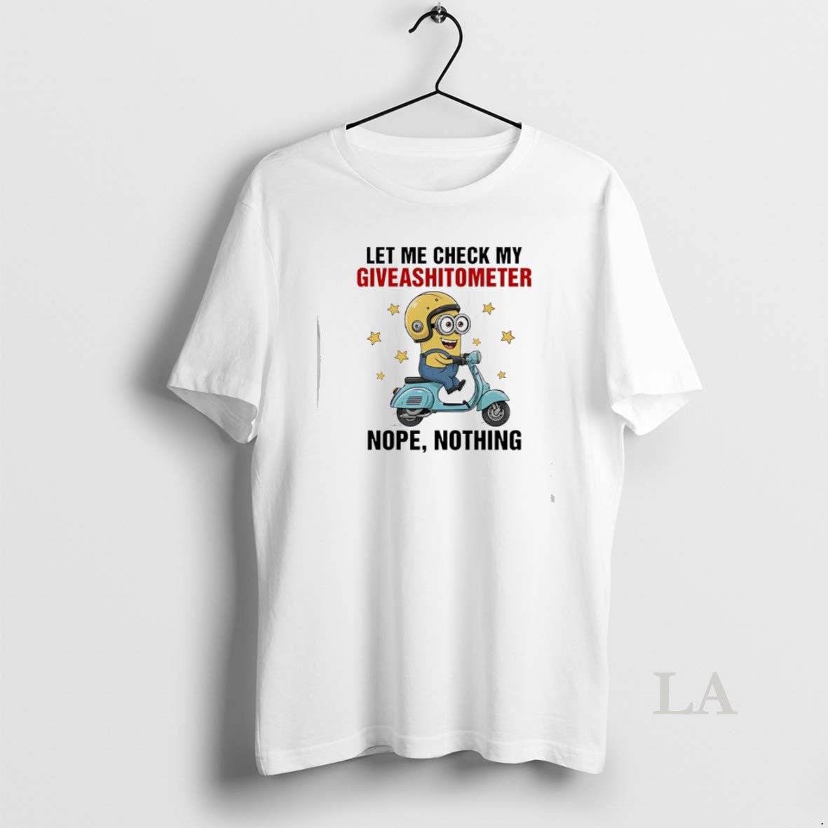 Original Minion Let Me Check My Giveashitometer Nope Nothing T-Shirts, Hoodie, Sweatshirt | AU01DripNestTees.com