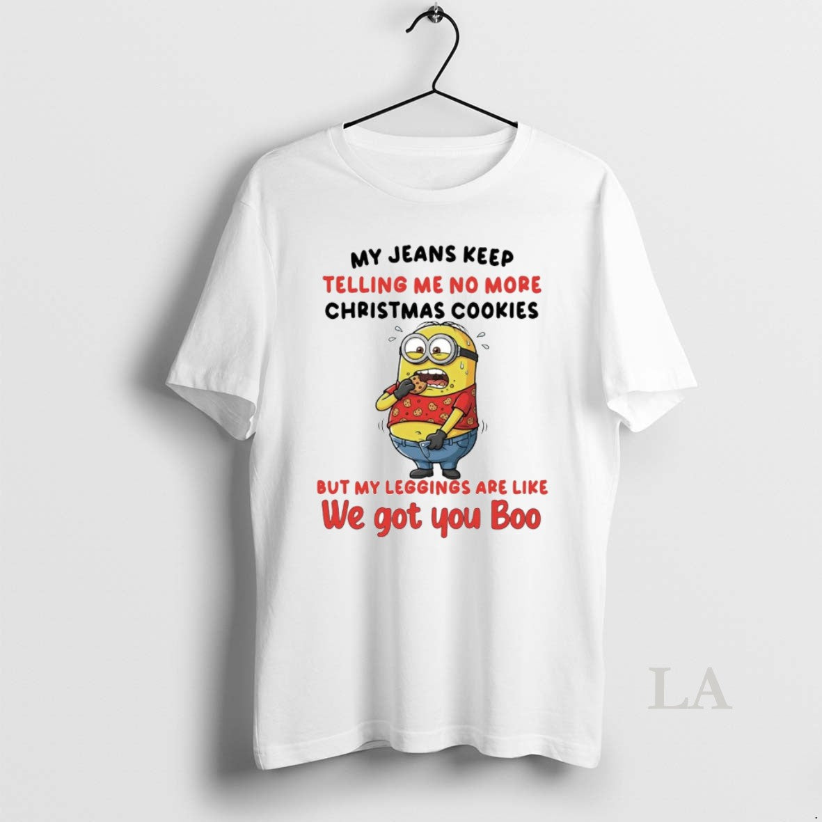 Original Minion My Jeans Keep Telling Me No More Christmas Cookies T-Shirts, Hoodie, Sweatshirt | AU01DripNestTees.com