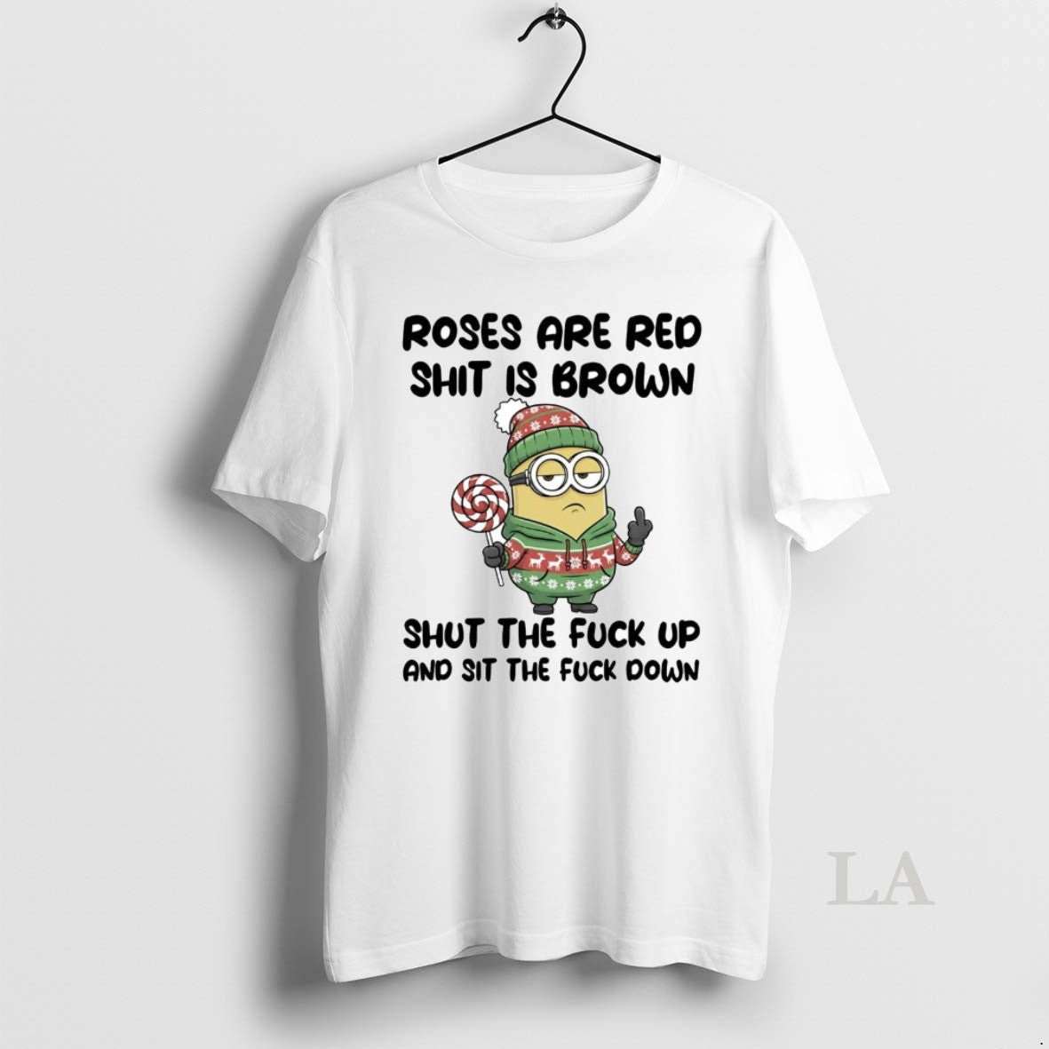 Original Minion Roses Are Red Shit Is Brown Shut The Fuck Up T-Shirts, Hoodie, Sweatshirt | AU01DripNestTees.com