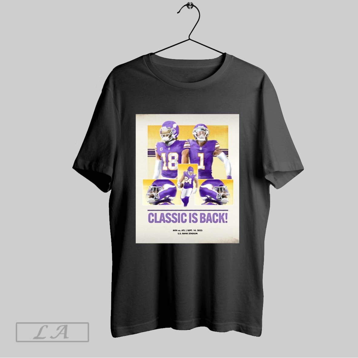 Original Minnesota Vikings Vs Atlanta Falcons September 14 2025 Classic Is Back Us Bank Stadium