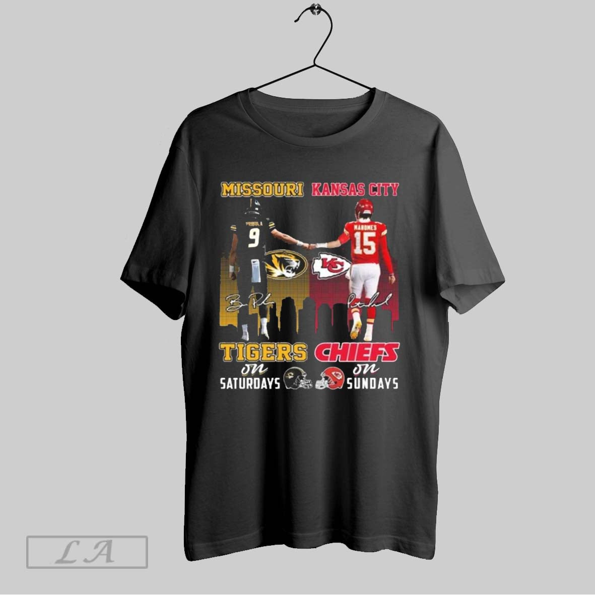 Original Missouri Tigers B Pribula On Saturdays And Kansas City Chiefs Patrick Mahomes On Sundays