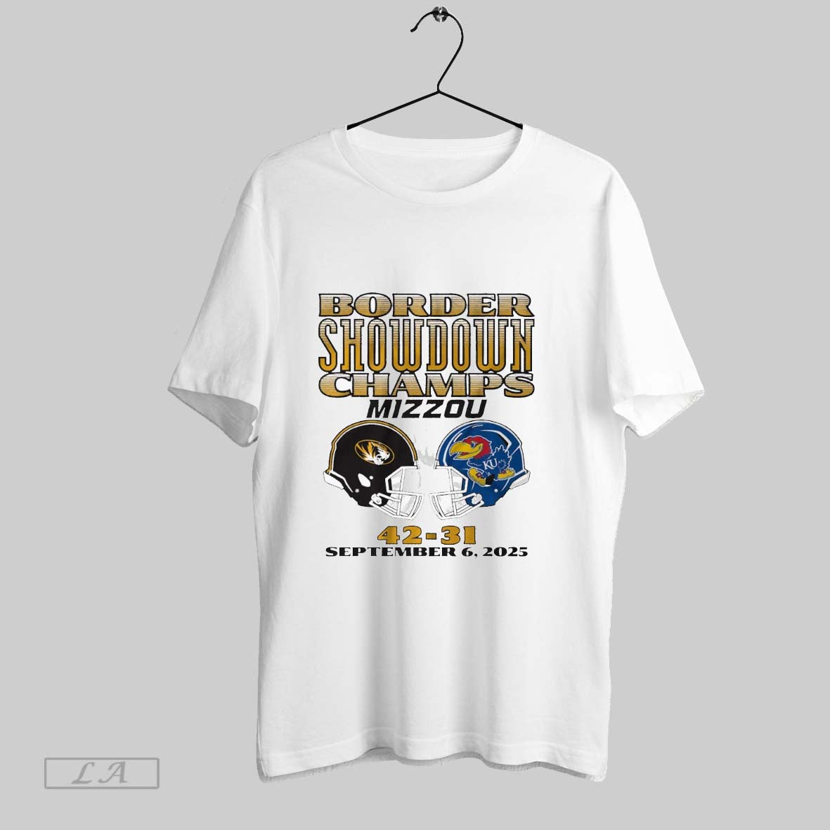 Original Missouri Tigers Football Border Showdown Champs Mizzou Vs Kansas Score 42 31 September