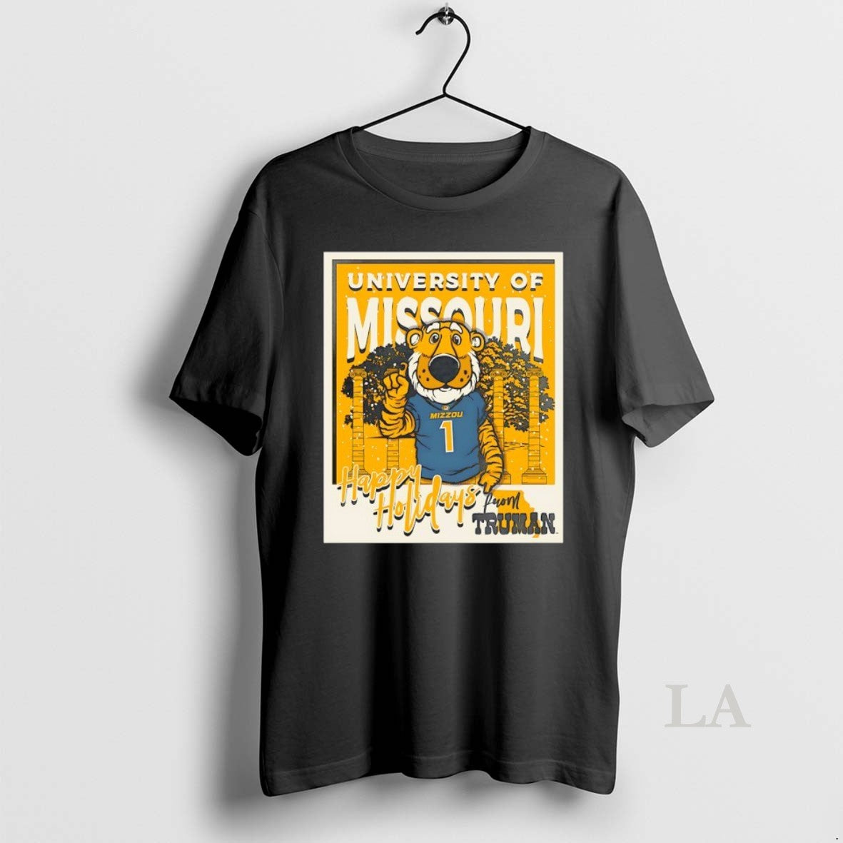 Original Missouri Tigers Happy Holidays From Truman Snowy Mascot T-Shirts, Hoodie, Sweatshirt | AU01DripNestTees.com