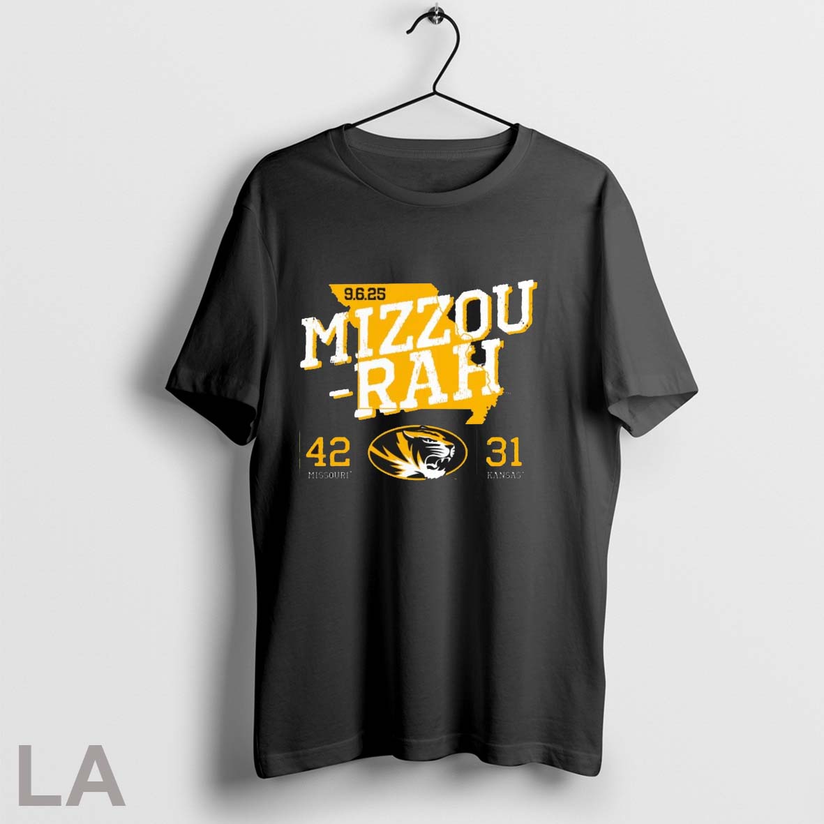Original Missouri Tigers Vs Kansas Jayhawks Mizzou Rah September 6 2025 Score 42 31