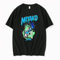 Original Miyako Guitarist Of The Japanese Heavy Metal Band Lovebites Playing Electric Guitar Tshirts