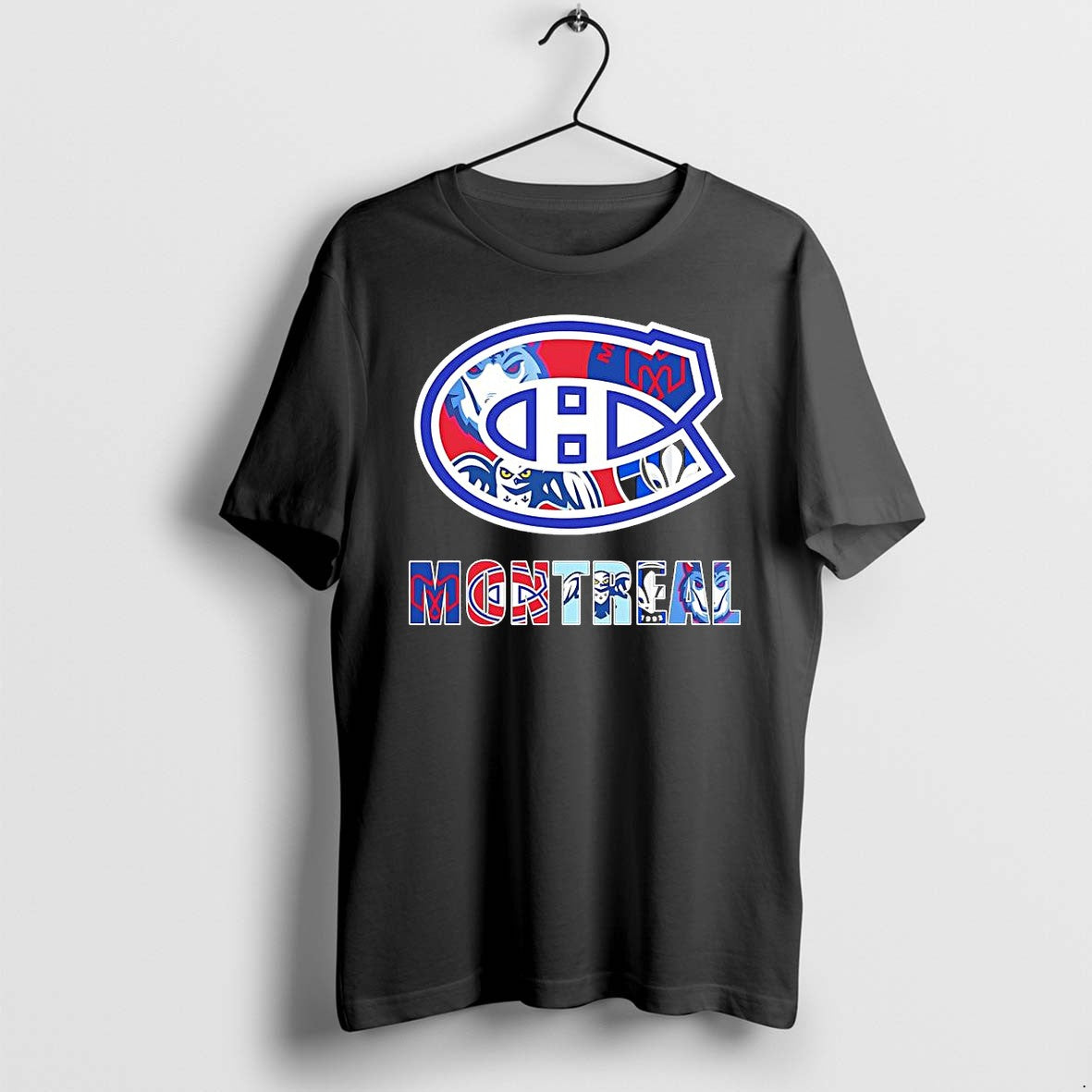 Original Montreal Sports Teams Collage Canadiens Wordmark Tshirts Jpg