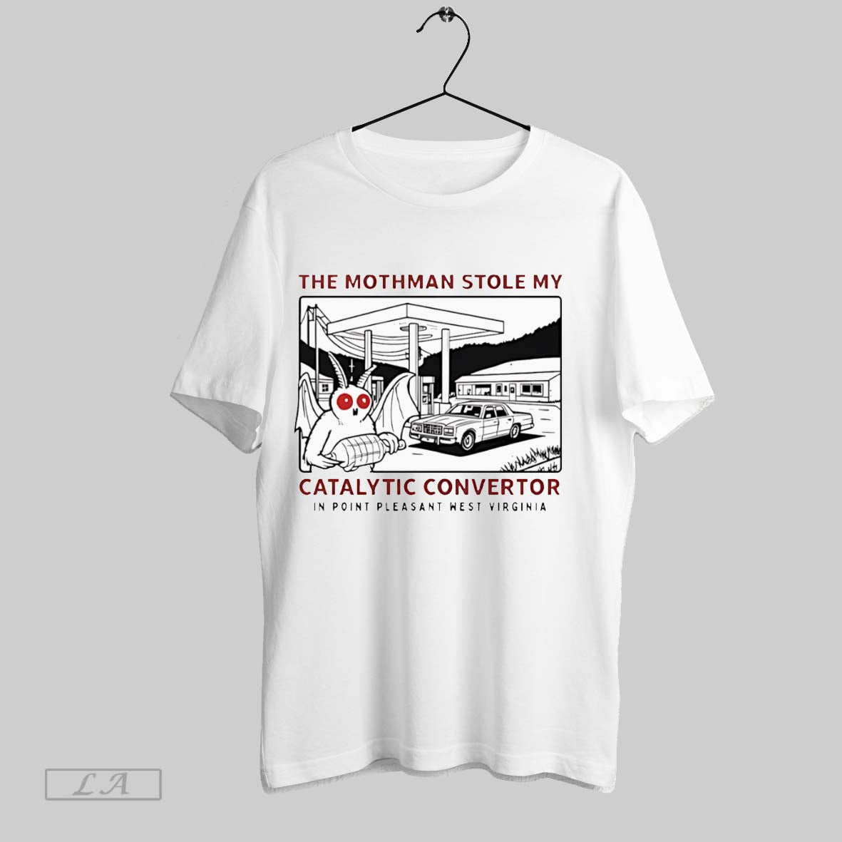 Original Movie The Mothman Stole My Catalytic Convertor In Point Pleasant West Virginia