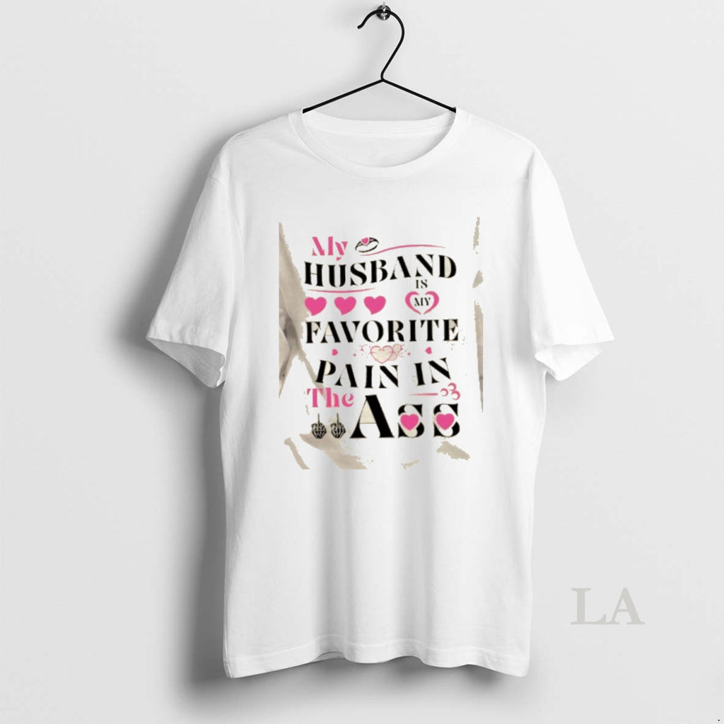 Original My Husband Is My Favorite Pain In The Ass Hand Bones T-Shirts, Hoodie, Sweatshirt | AU01DripNestTees.com