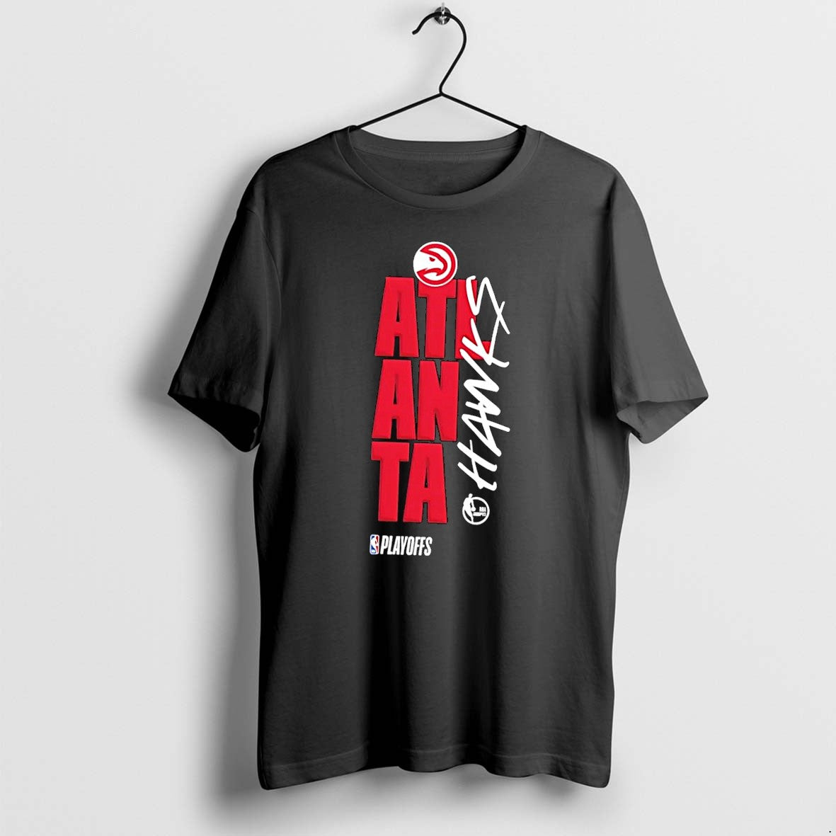 Original Nba Playoffs Atlanta Hawks Black Tshirts Jpg