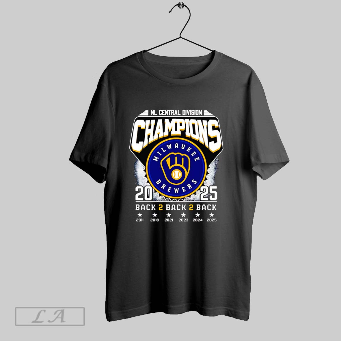 Original Nl Central Division Champions 2025 Milwaukee Brewers