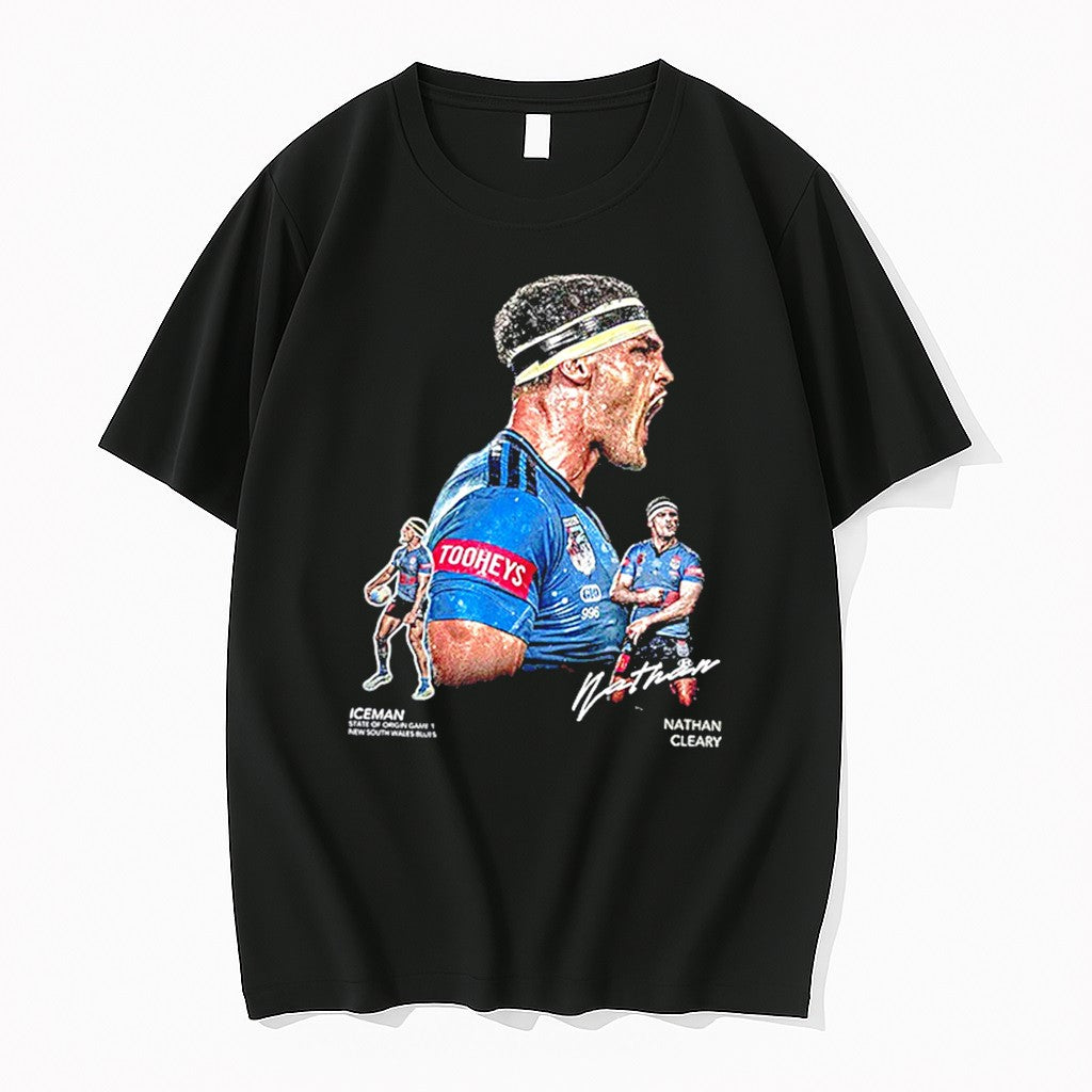 Original Nathan Cleary Nsw Signature Player Collage Tee Tshirts Jpg