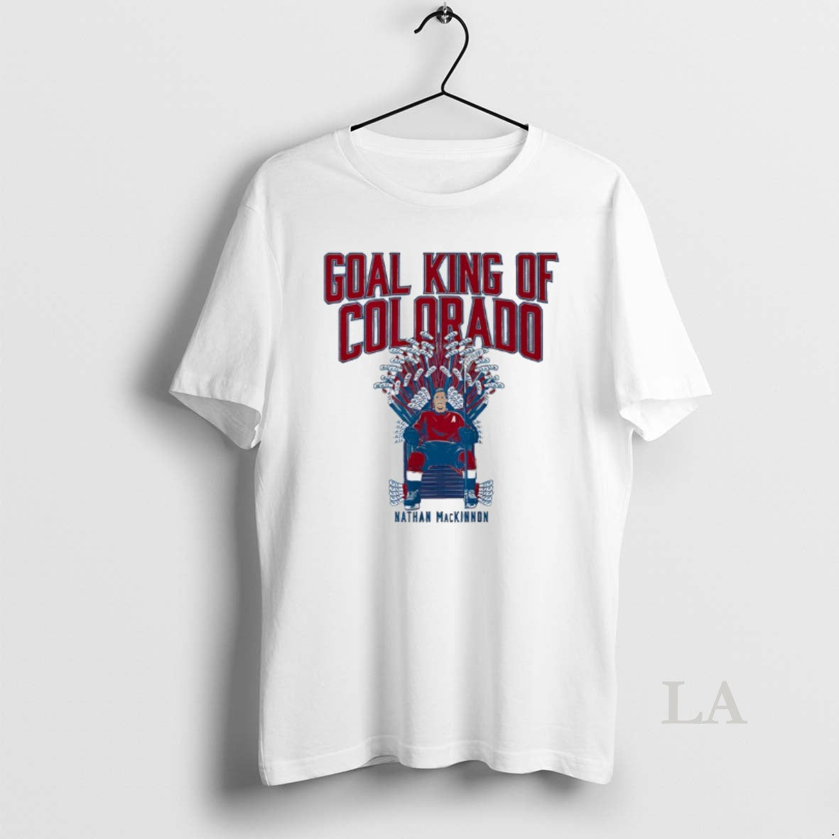 Original Nathan Mackinnon Goal King Of Colorado T-Shirts, Hoodie, Sweatshirt | AU01DripNestTees.com