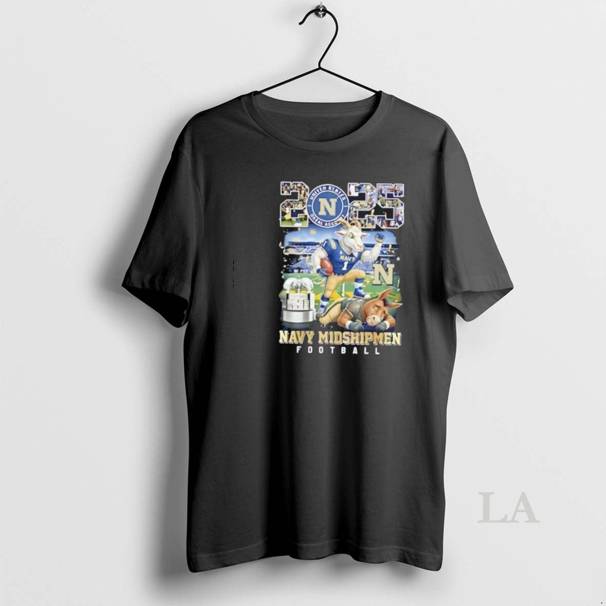 Original Navy Midshipmen 2025 Commander In Chiefs Trophy Champions Mascot T-Shirts, Hoodie, Sweatshirt | AU01DripNestTees.com