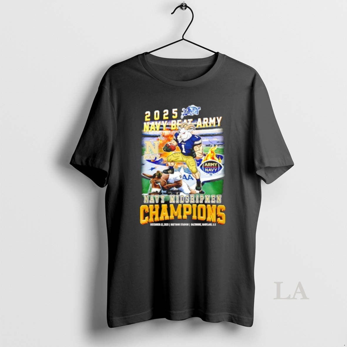 Original Navy Midshipmen 2025 Navy Beat Army Champions Mascot T-Shirts, Hoodie, Sweatshirt | AU01DripNestTees.com