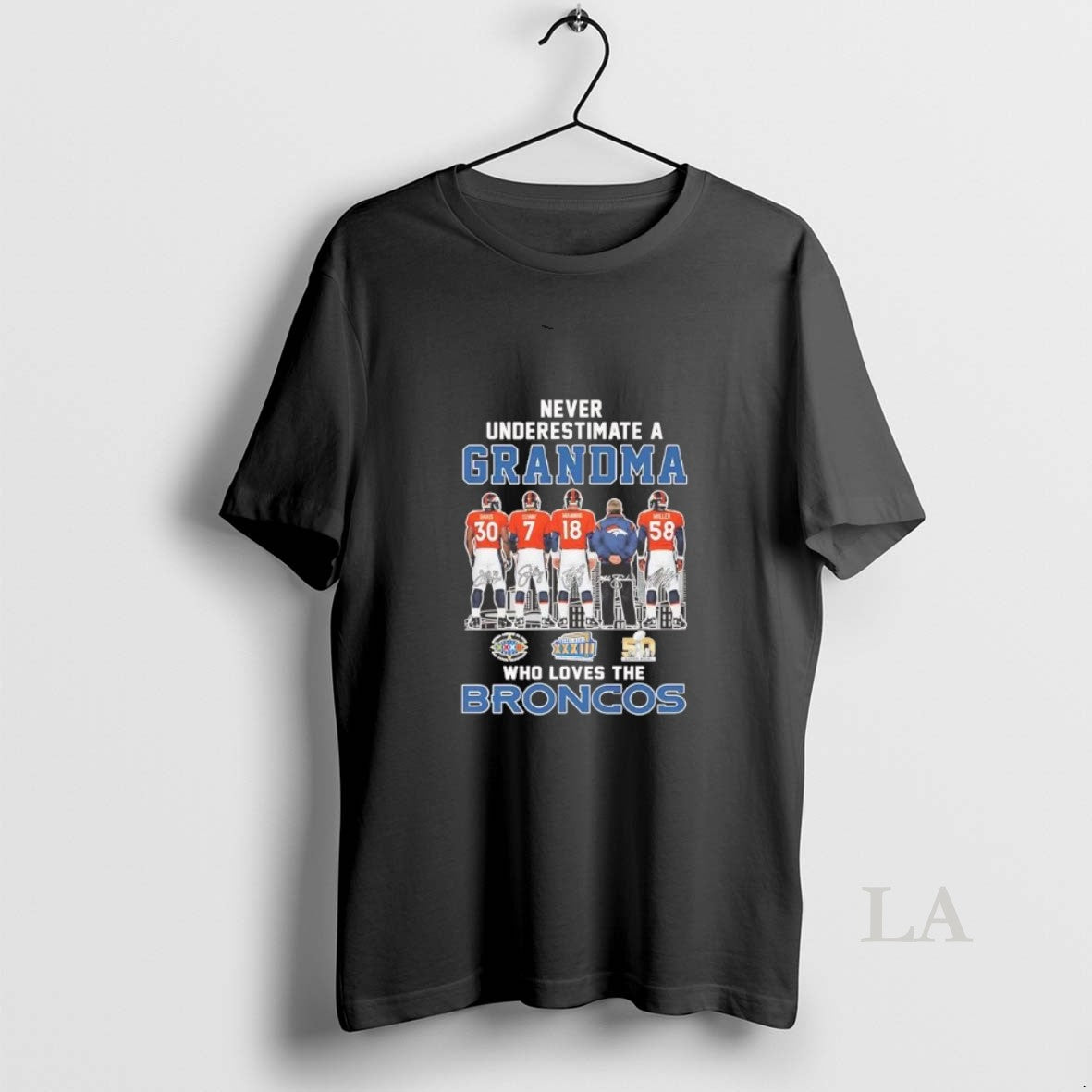 Original Never Underestimate A Grandma Who Loves The Broncos Players T-Shirts, Hoodie, Sweatshirt | AU01DripNestTees.com