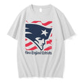 Original New England Patriots American 250th Flag Heritage Wordmark Tee Tshirts