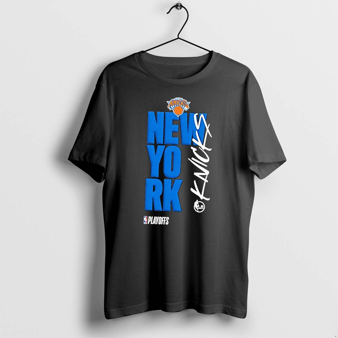 Original New York Knicks Playoffs Nba New York Knicks Black Tshirts Jpg