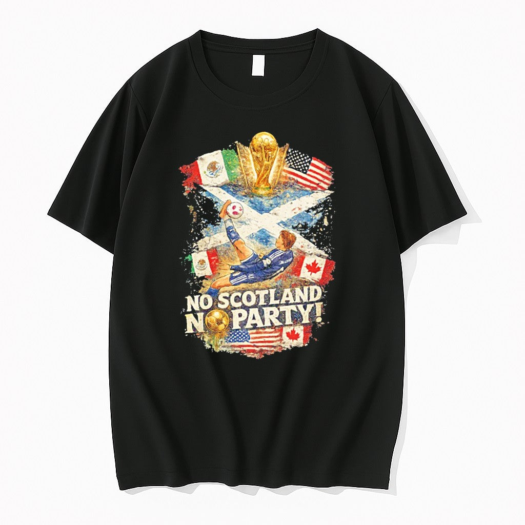 Original No Scotland No Party World Cup 2026 Tee Tshirts Jpg