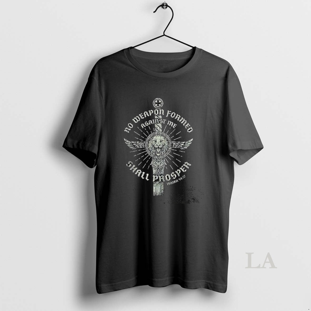 Original No Weapon Formed Shall Prosper Sword Isaiah 54 17 Christian T-Shirts, Hoodie, Sweatshirt | AU01DripNestTees.com